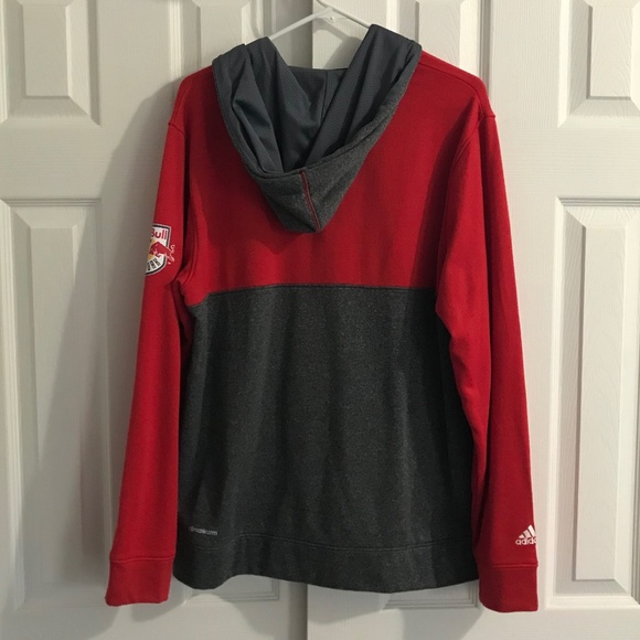 Adidas New York Red Bulls Full Zip Sweatshirt - Picture 6 of 8